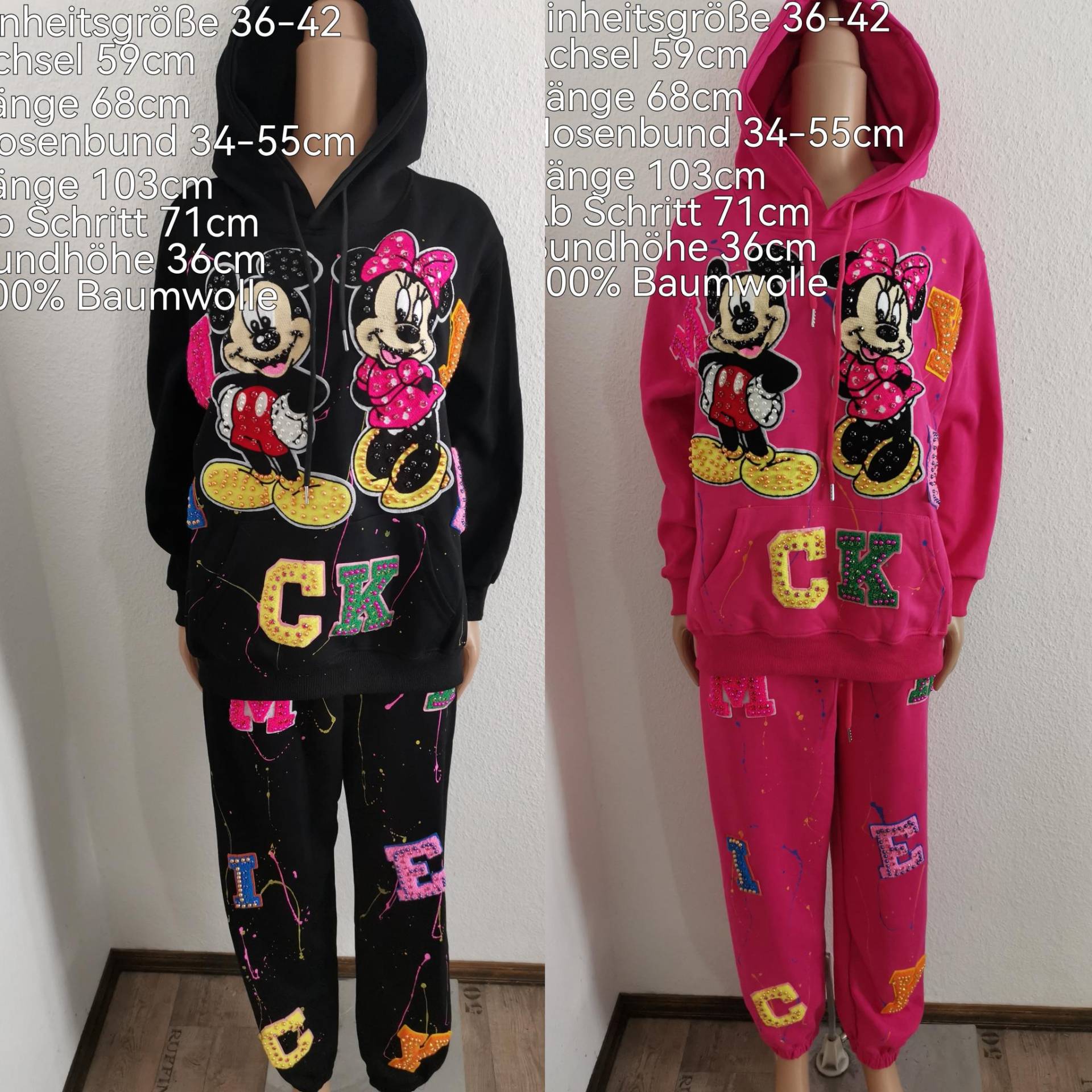 Mickey Mouse Jogginganzug Größe 36-42 Mickey Mouse Jogginganzug Größe 36-42 von ByKleiderstubeNixxs