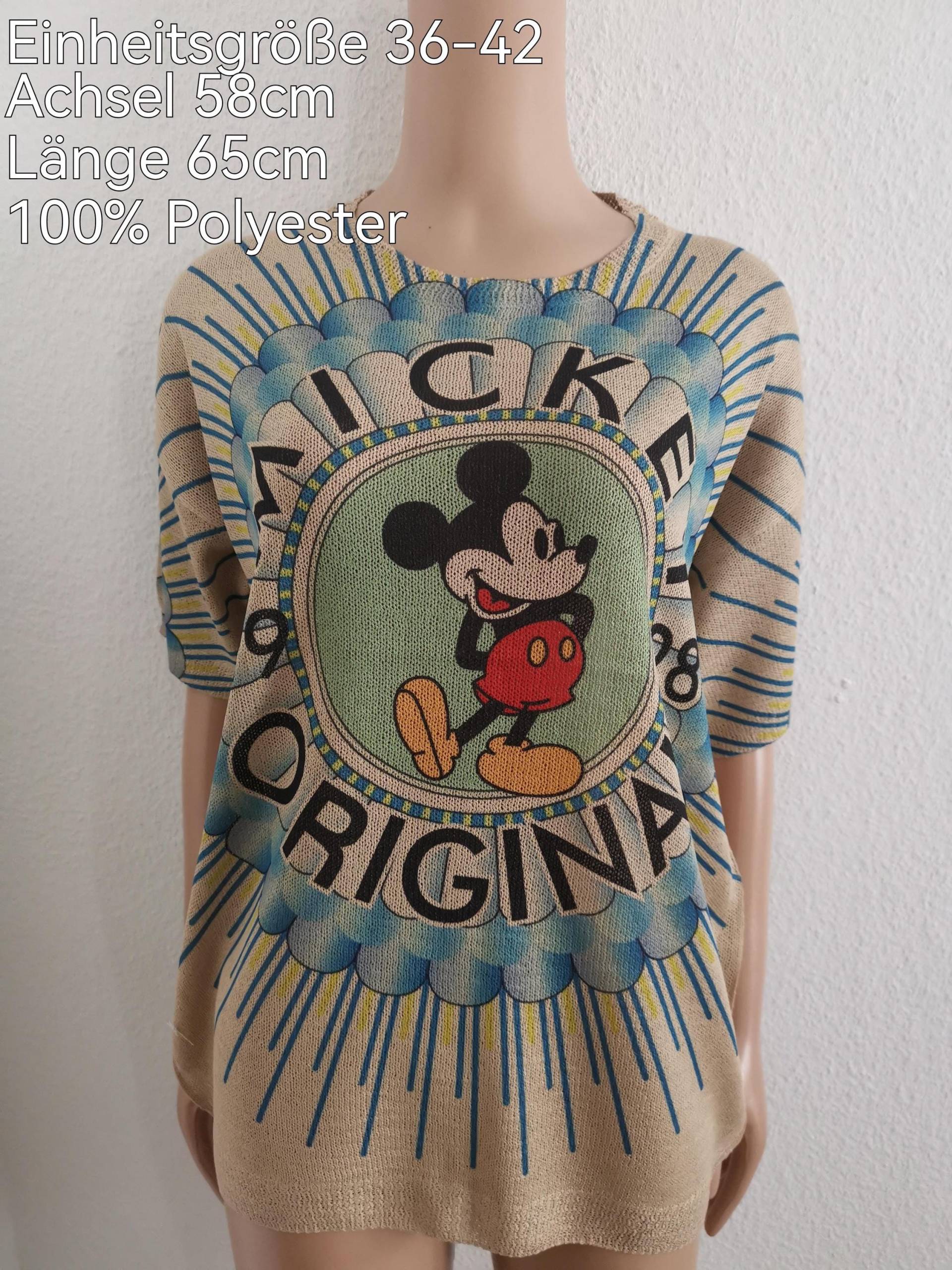 Mickey Mouse Strick Überwurf-Shirt Größe 36-42 Mickey Mouse Strick Überwurf-Shirt Größe 36-42 von ByKleiderstubeNixxs