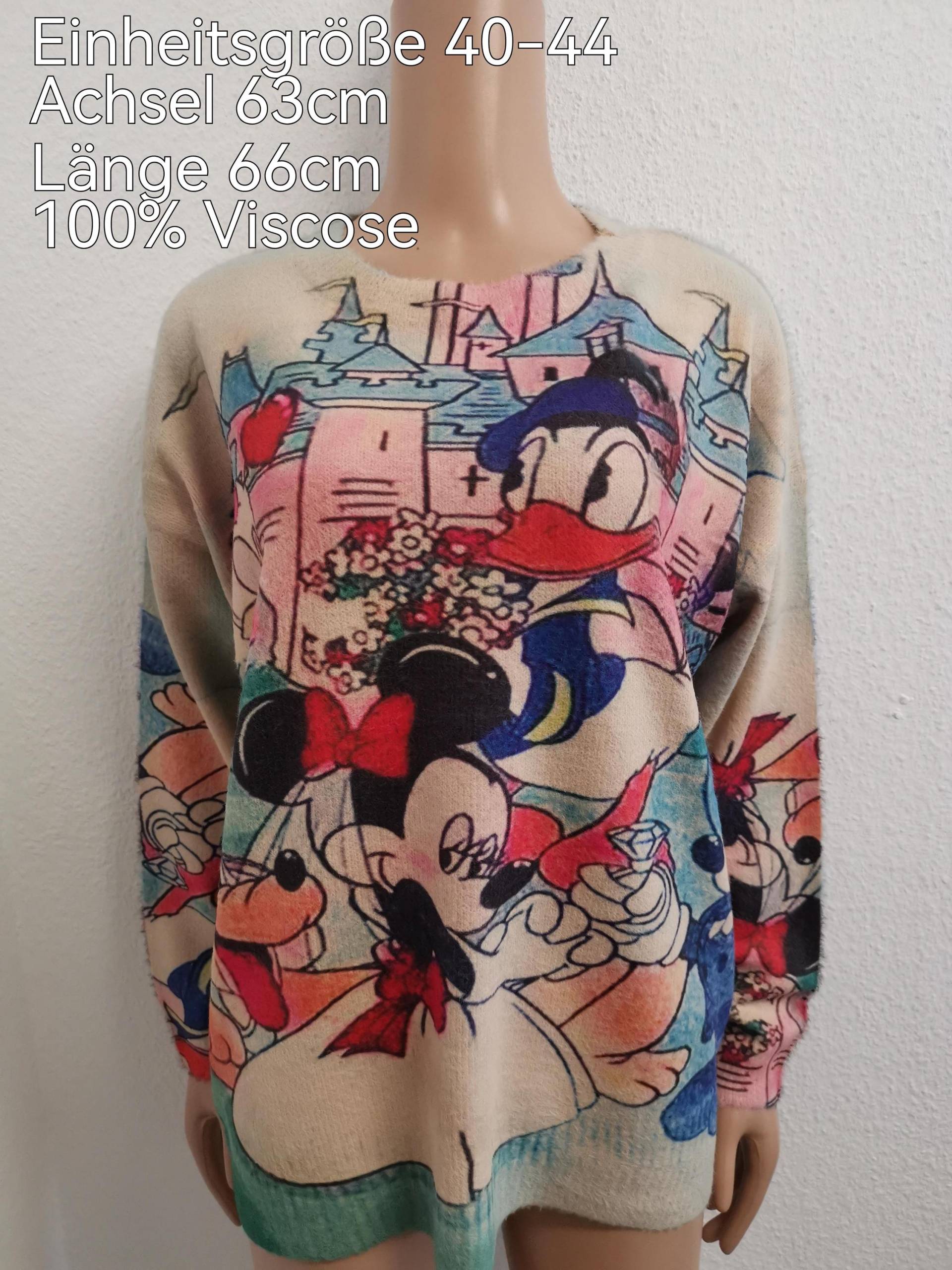 Mickey Mouse Strickpullover Größe 40-44 Mickey Mouse Strickpullover Größe 40-44 von ByKleiderstubeNixxs