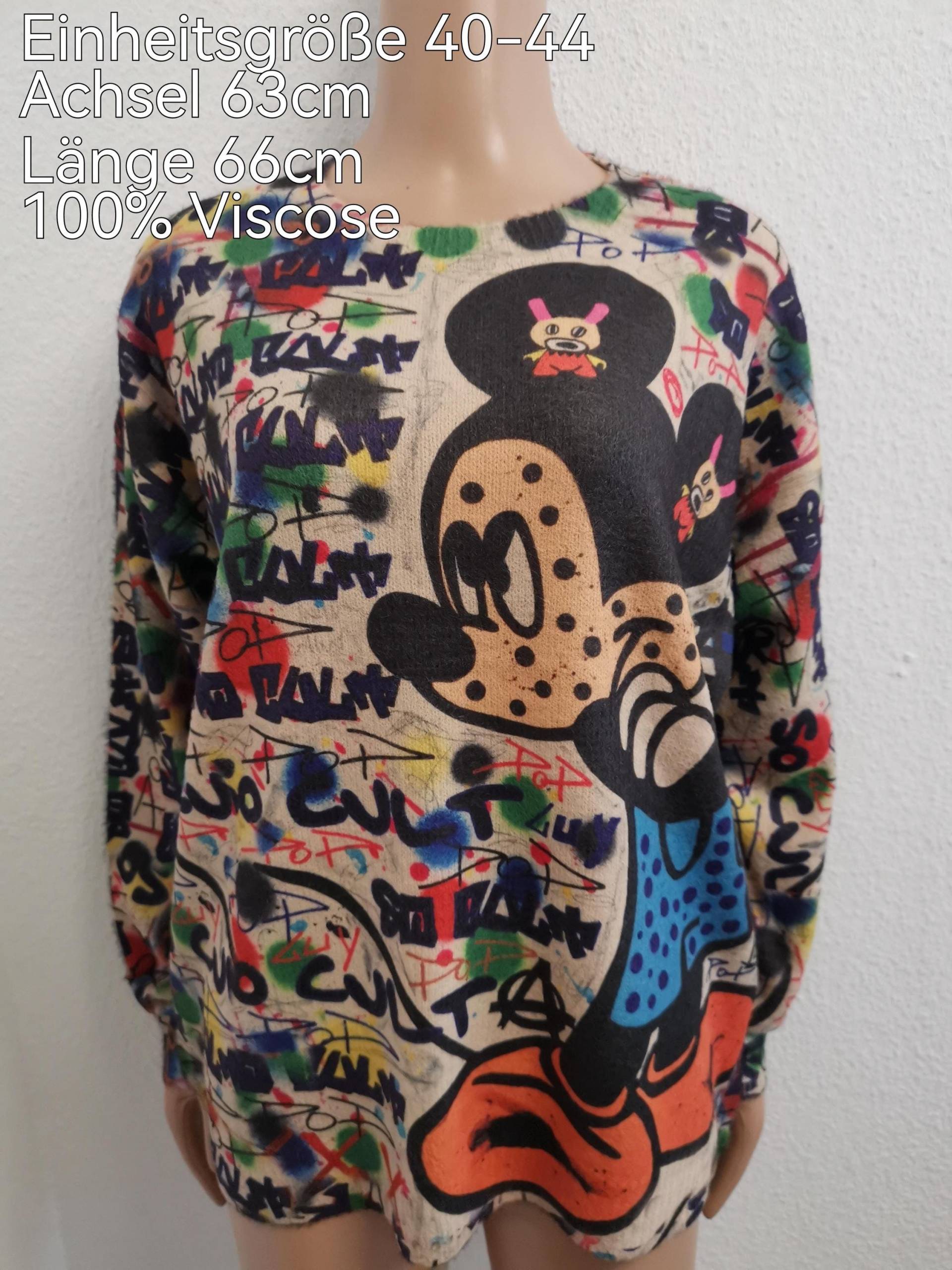 Mickey Mouse Strickpullover Größe 40-44 Mickey Mouse Strickpullover Größe 40-44 von ByKleiderstubeNixxs