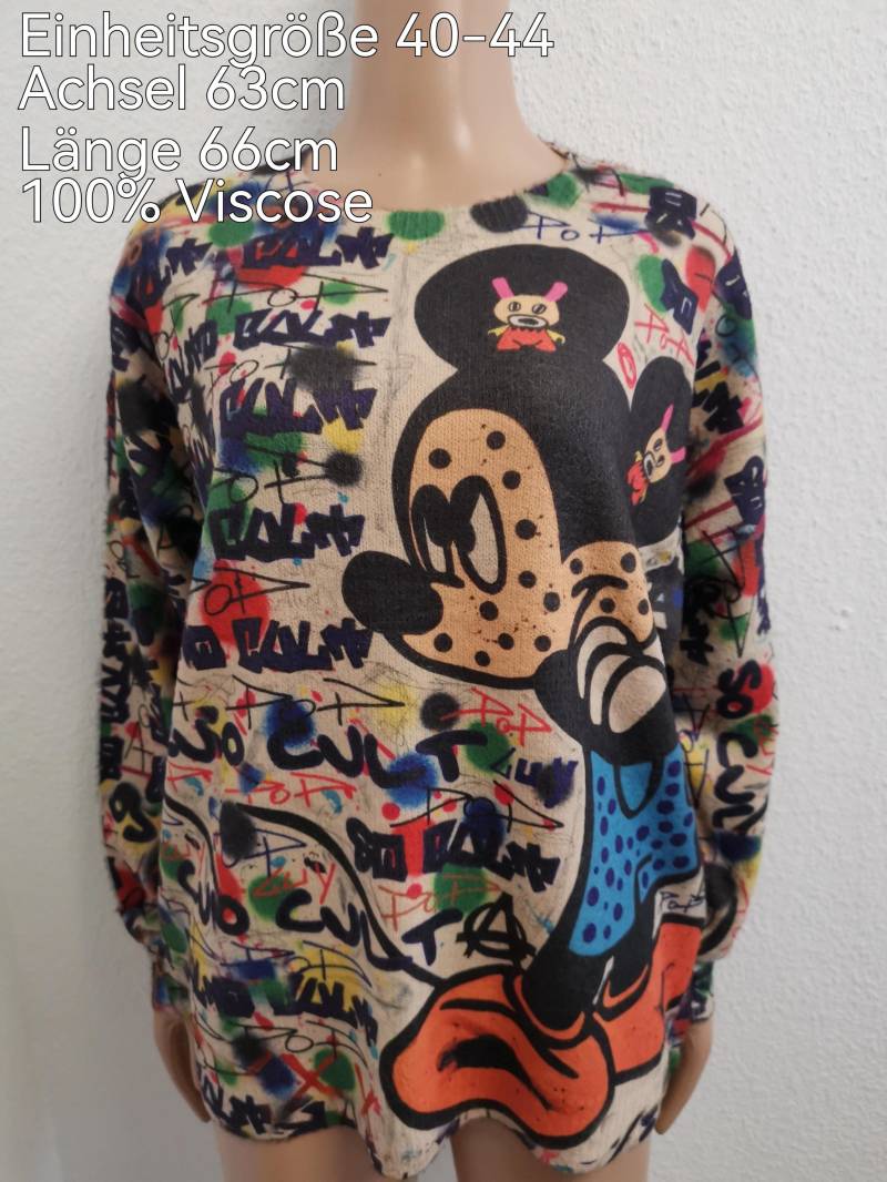 Mickey Mouse Strickpullover Größe 40-44 Mickey Mouse Strickpullover Größe 40-44 von ByKleiderstubeNixxs