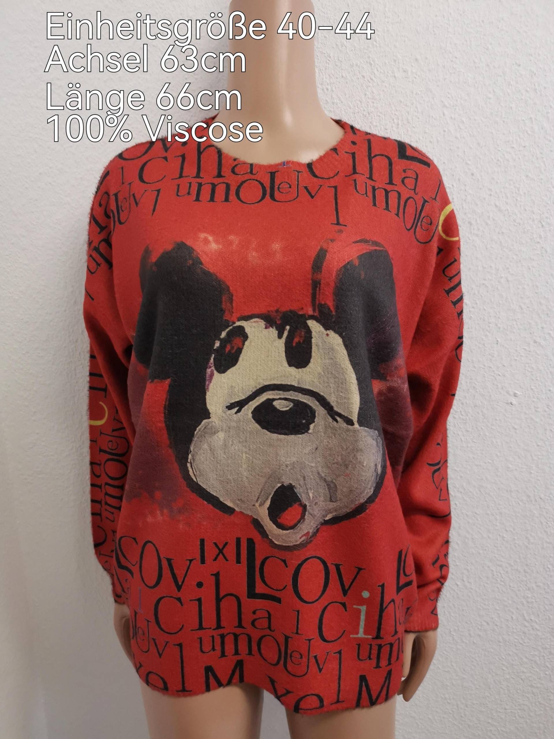 Mickey Mouse Strickpullover Größe 40-44 Mickey Mouse Strickpullover Größe 40-44 von ByKleiderstubeNixxs