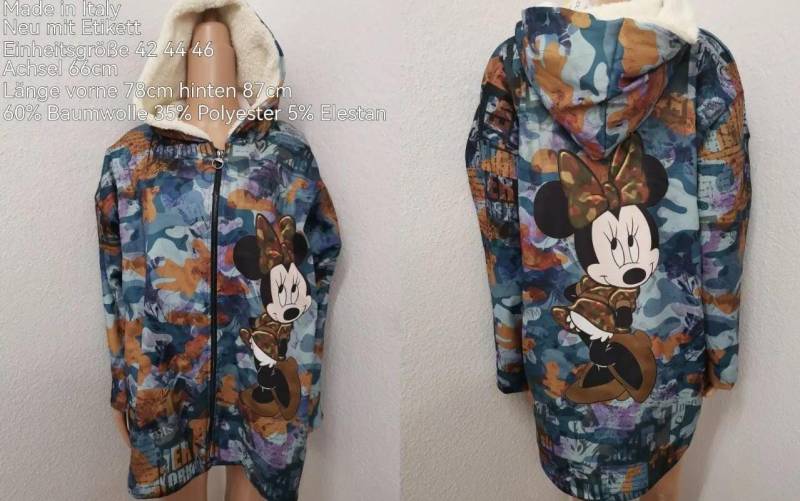 Minnie Mouse Gefütterte Jacke Größe 40-44 von ByKleiderstubeNixxs