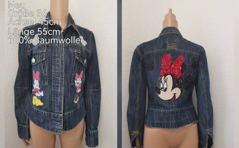 Minnie Mouse Jeansjacke Größe 36 von ByKleiderstubeNixxs