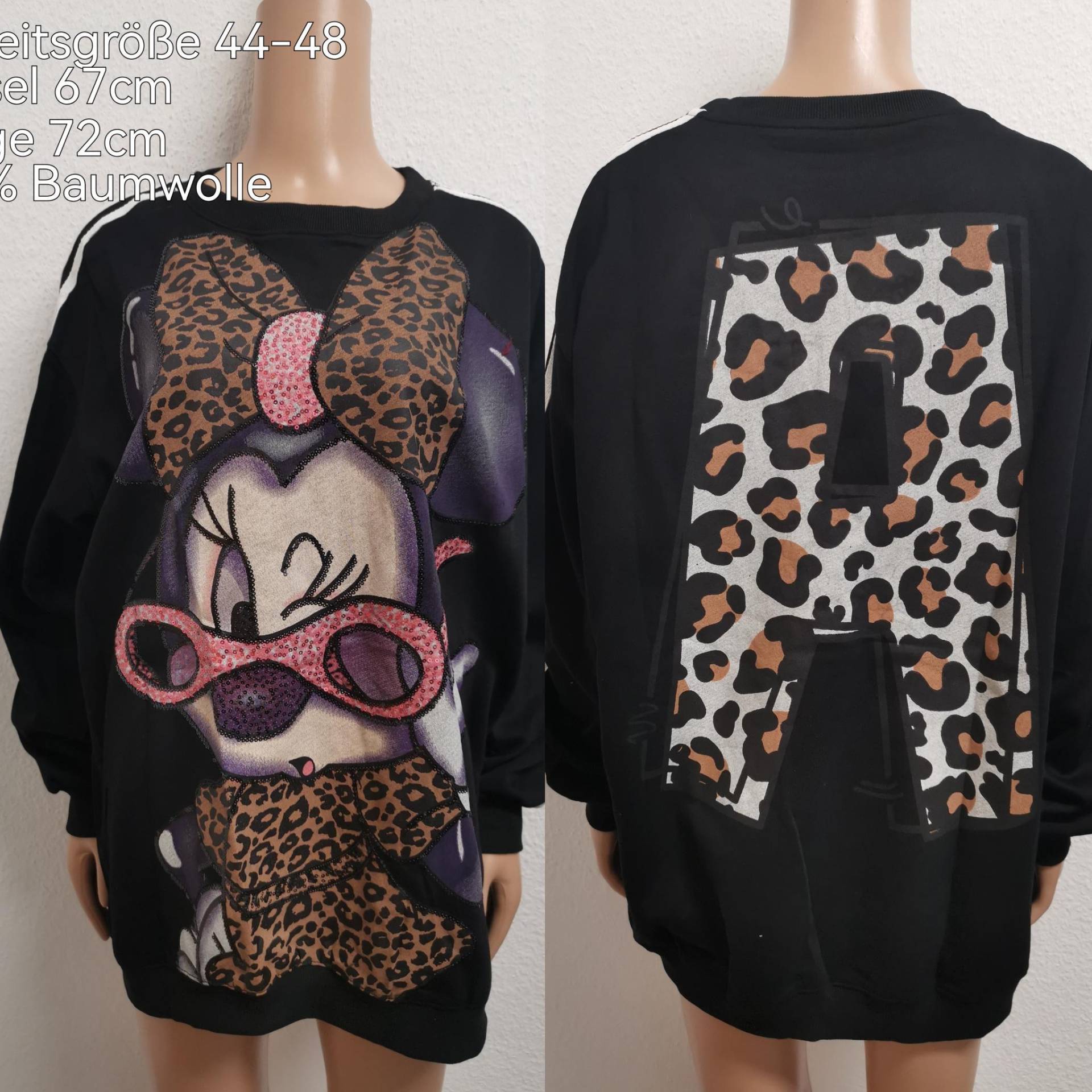 Minnie Mouse Pullover Größe 44-48 von ByKleiderstubeNixxs