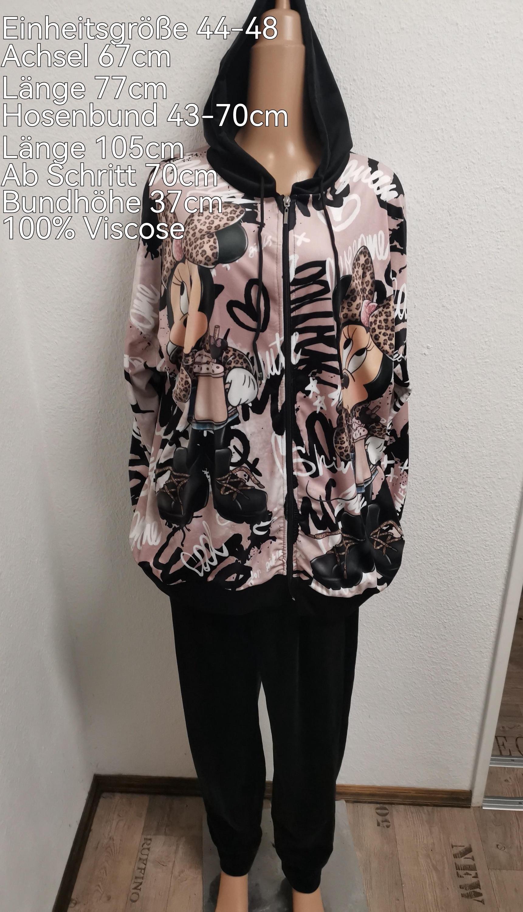 Minnie Mouse Samt Jogginganzug Größe 44-48 von ByKleiderstubeNixxs