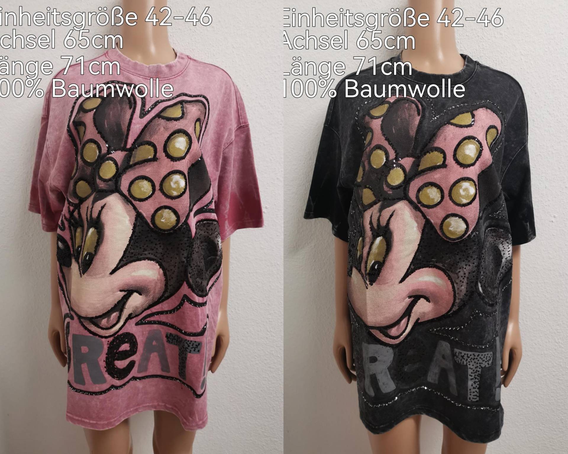 Minnie Mouse Shirt Größe 42-46 von ByKleiderstubeNixxs