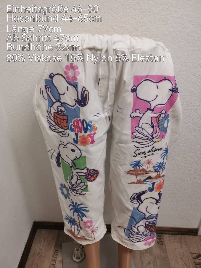 Snoopy Capri Hose Größe 46-50 Einheitsgröße von ByKleiderstubeNixxs