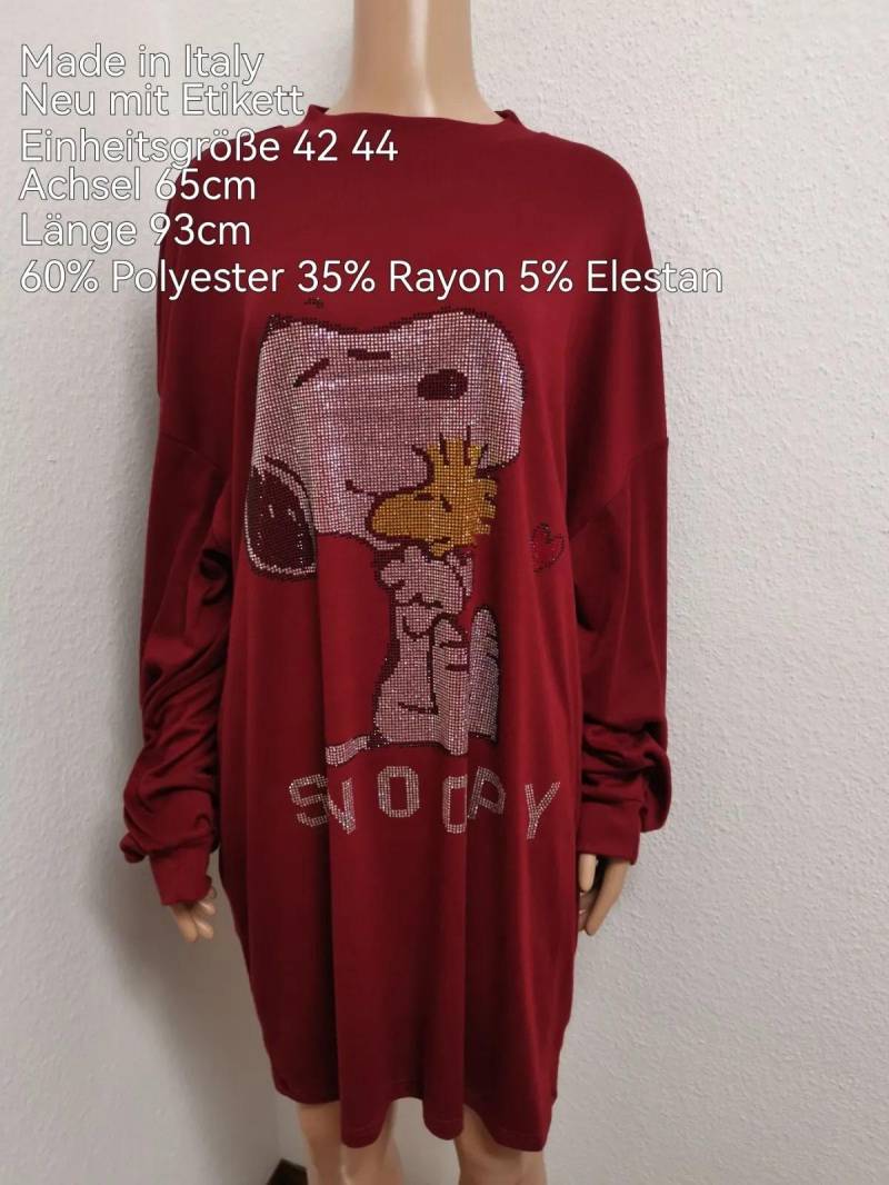Snoopy Glitzer Kleid Größe 42-44 von ByKleiderstubeNixxs