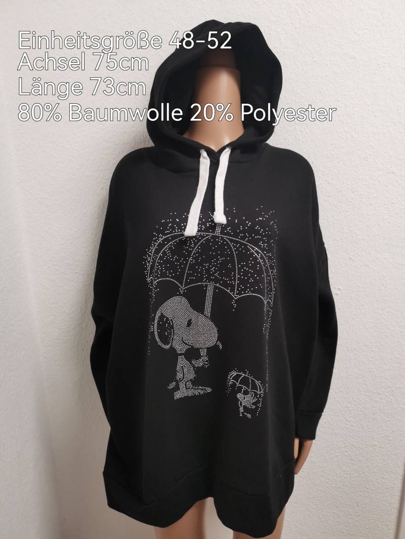 Snoopy Glitzer Pullover Größe 48-52 von ByKleiderstubeNixxs