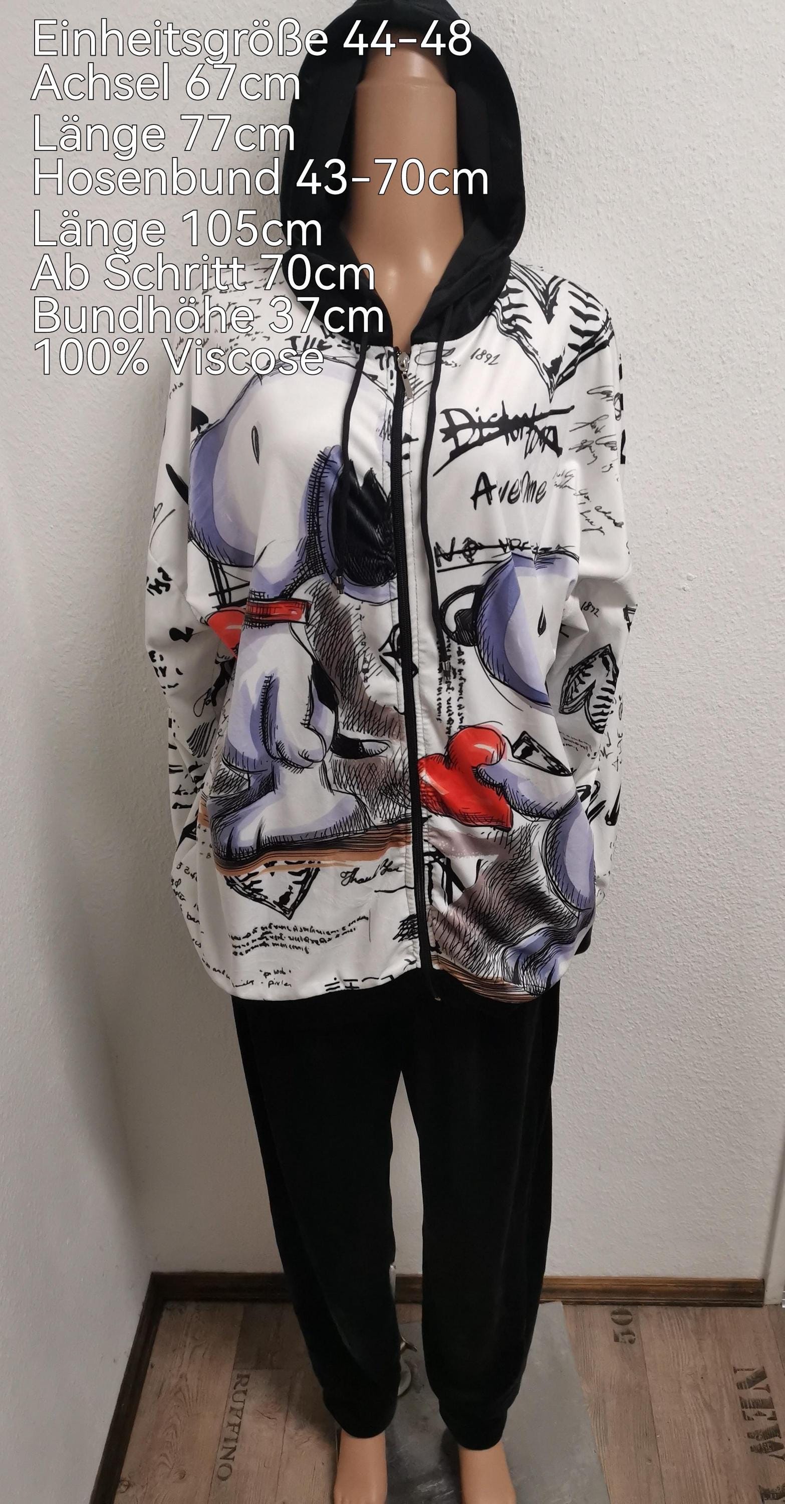 Snoopy Samt Jogginganzug Größe 44-48 von ByKleiderstubeNixxs