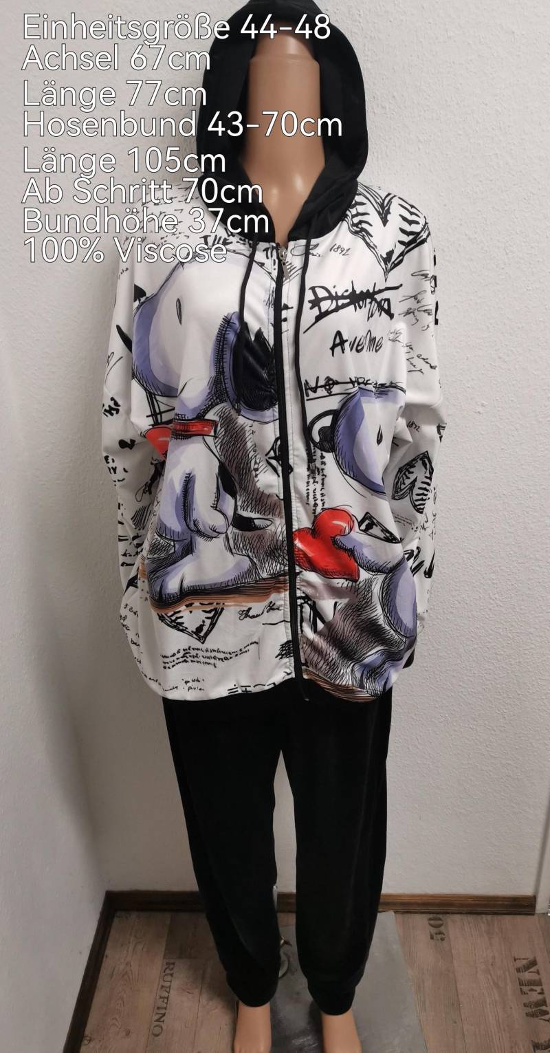 Snoopy Samt Jogginganzug Größe 44-48 von ByKleiderstubeNixxs