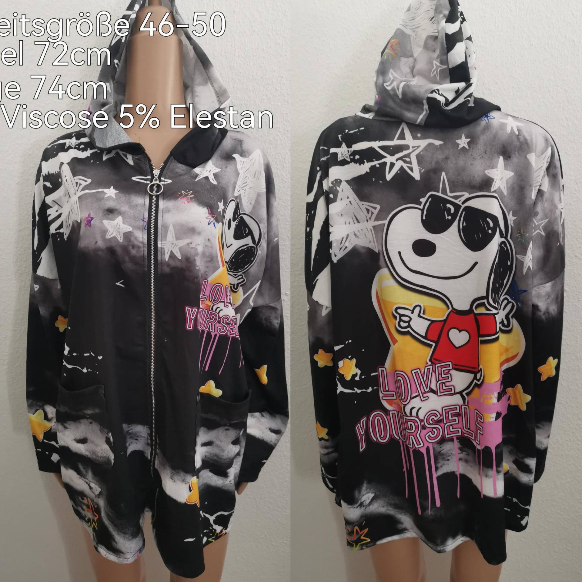 Snoopy Übergangsjacke Größe 46-50 Snoopy Übergangsjacke Größe 46-50 von ByKleiderstubeNixxs