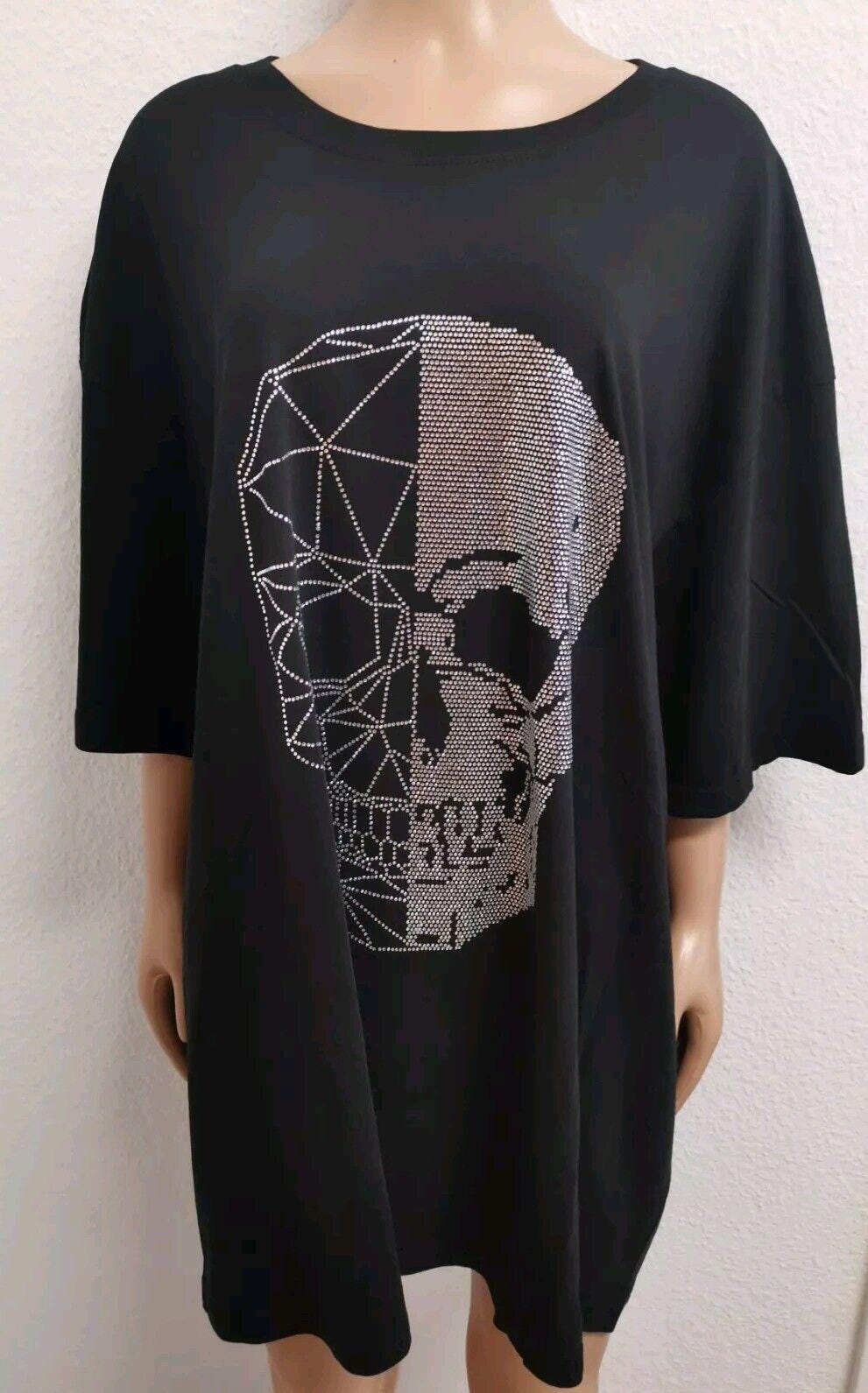 Totenkopf Glitzer Shirt Größe 36 Bis 56/58 Vorhanden Totenkopf Glitzer Shirt Größe 36 Bis 56/58 Vorhanden von ByKleiderstubeNixxs