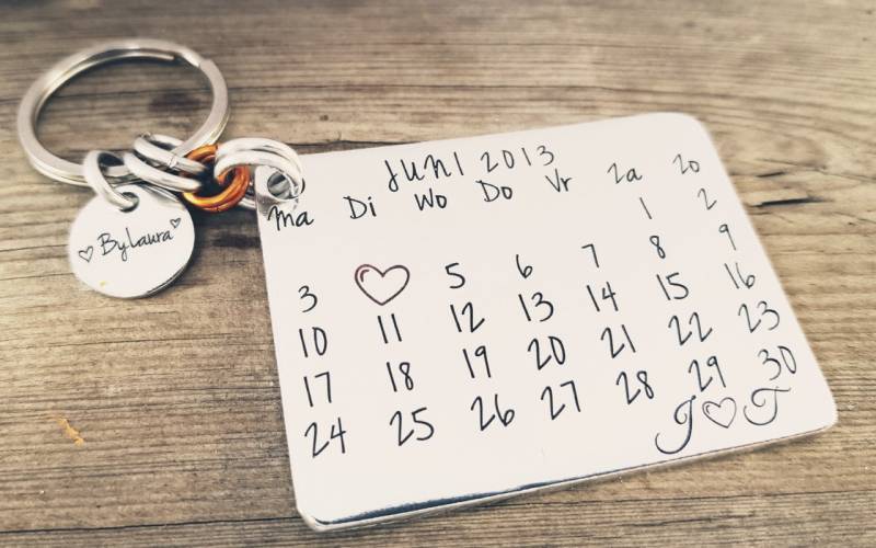 Kalender Schlüsselanhänger Kalender Schlüsselanhänger von ByLaura1