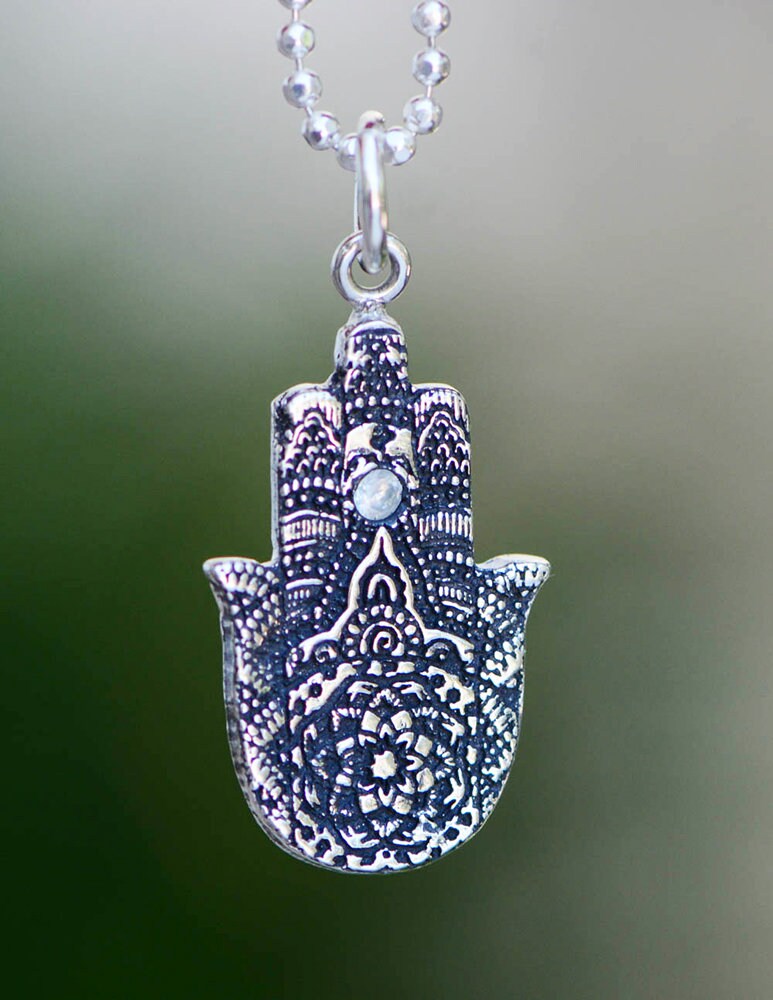 Hamsa Silber Charme von ByLiad