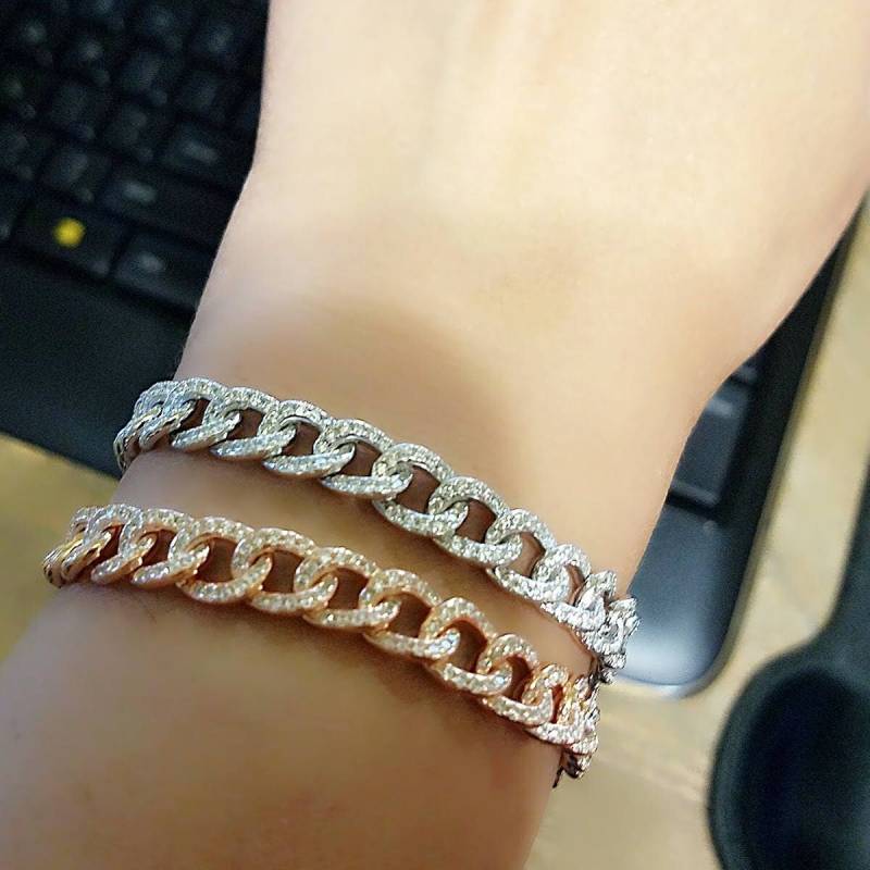 Armband Mit Kubikzirkon 925 Sterling Silber von ByLivRich