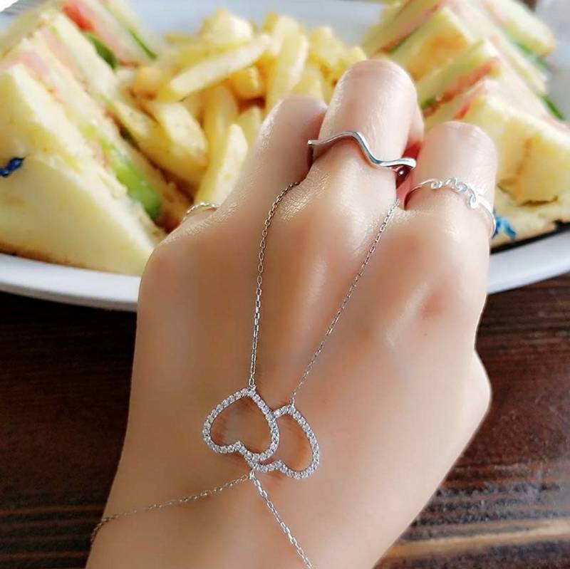 Liebe Ringe 925 Sterling Silber von ByLivRich