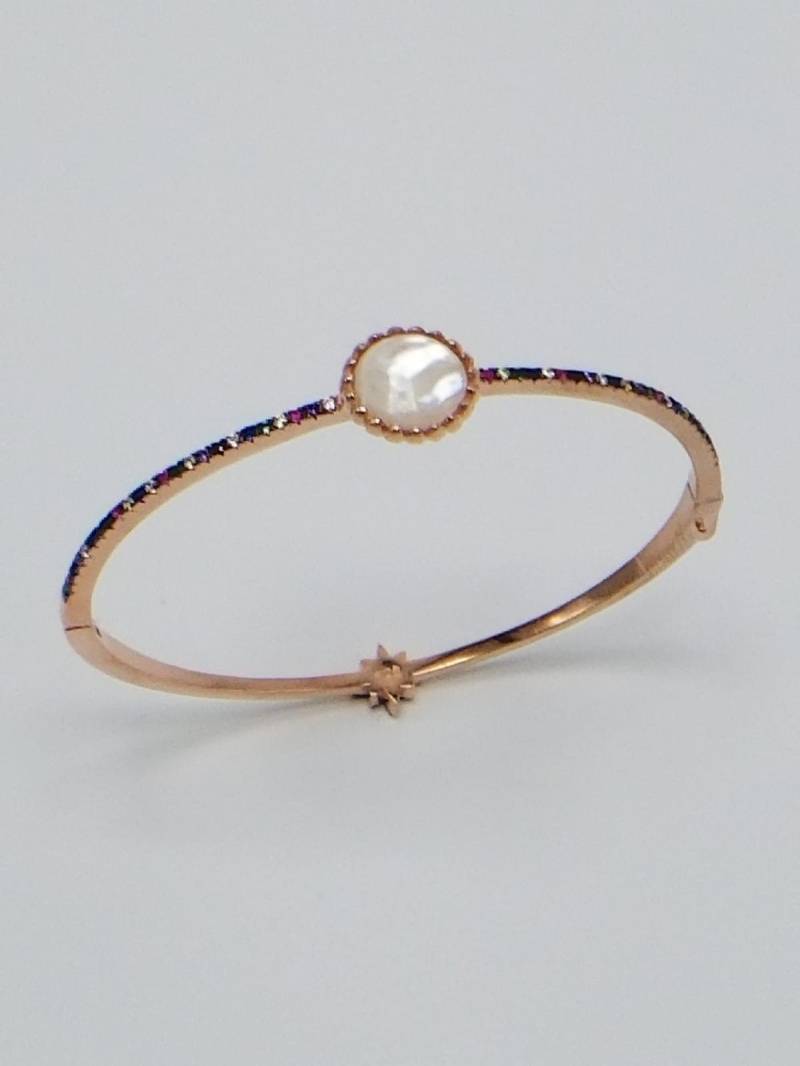 Zirkon Armband Armreif 925 Sterling Silber von ByLivRich