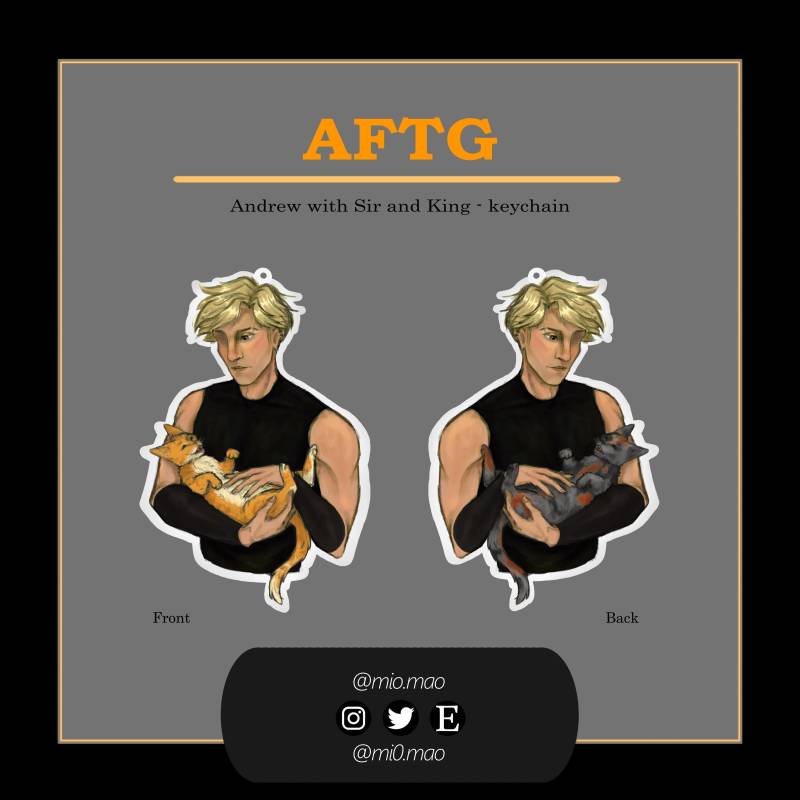 Andrew Mit Sir Und König - Aftg Acrilic Keychain von ByMioMao
