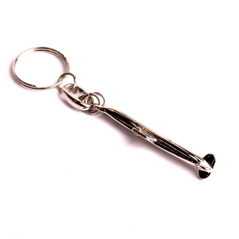 U-Boot-Schlüsselanhänger, Originale Miniatur-Marine-Kollektion, Metall, Silberfarben, Hergestellt in Frankreich U-Boot-Schlüsselanhänger, Originale Miniatur-Marine-Kollektion, Metall, Silberfarben, Hergestellt in Frankreich von ByModeFrance