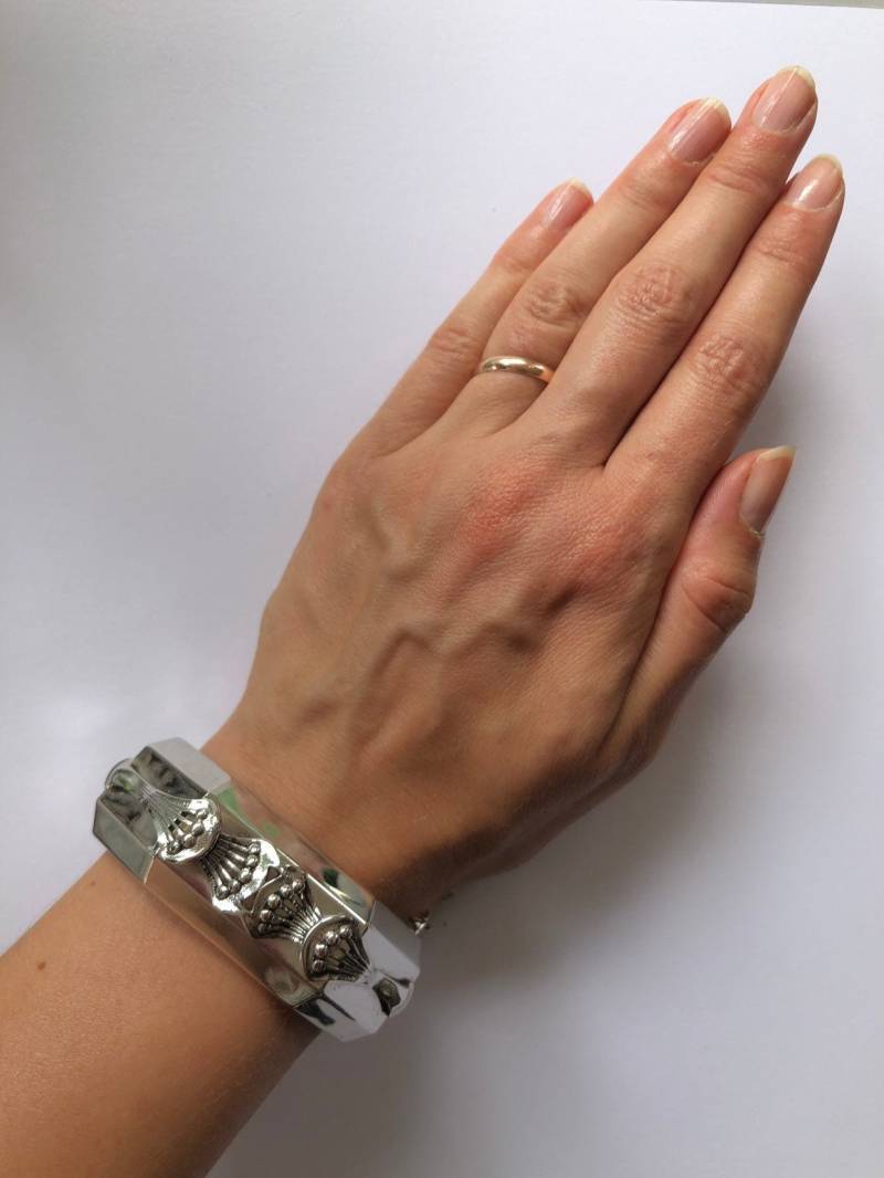 Vintage Armreif Whiting Davis | Designer Art Deco Stil von ByPompadours