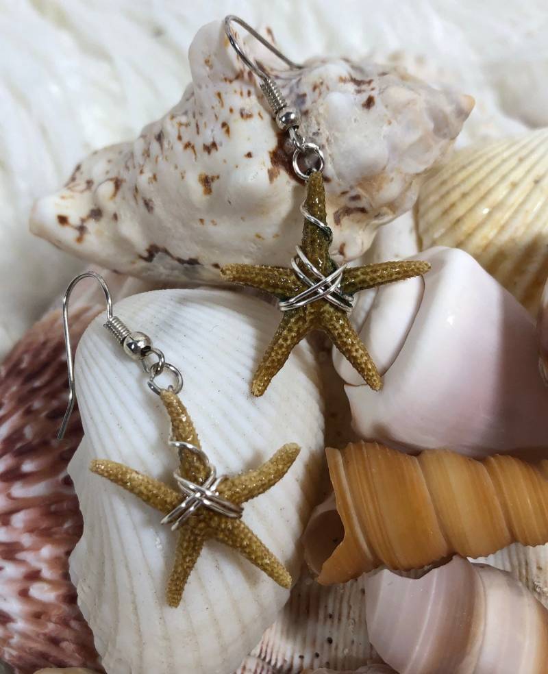 Seestern Ohrringe, Meerestiere Seestern Ohrringe, Meerestiere von BySarafin