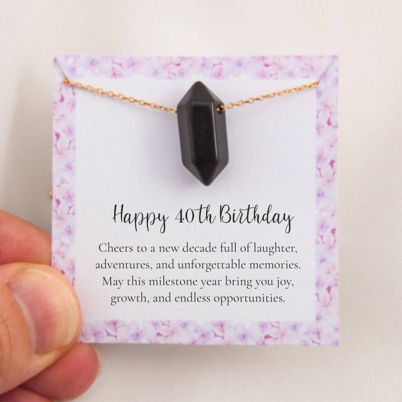 40.geburtstagsgeschenke Für Frauen | Geschenk Verpackt Geburtstag Meilenstein von BySendiJewelry