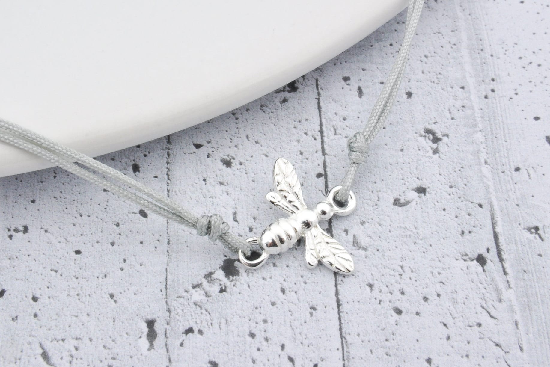 Honigbiene Sterling Silber Armband, Insekten Liebhaber Geschenk Diva Wabe von BySendiJewelry