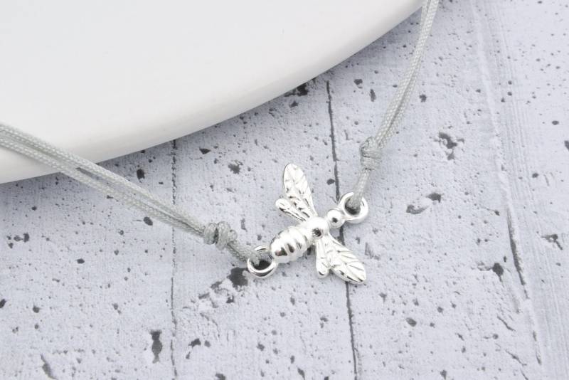 Honigbiene Sterling Silber Armband, Insekten Liebhaber Geschenk Diva Wabe von BySendiJewelry