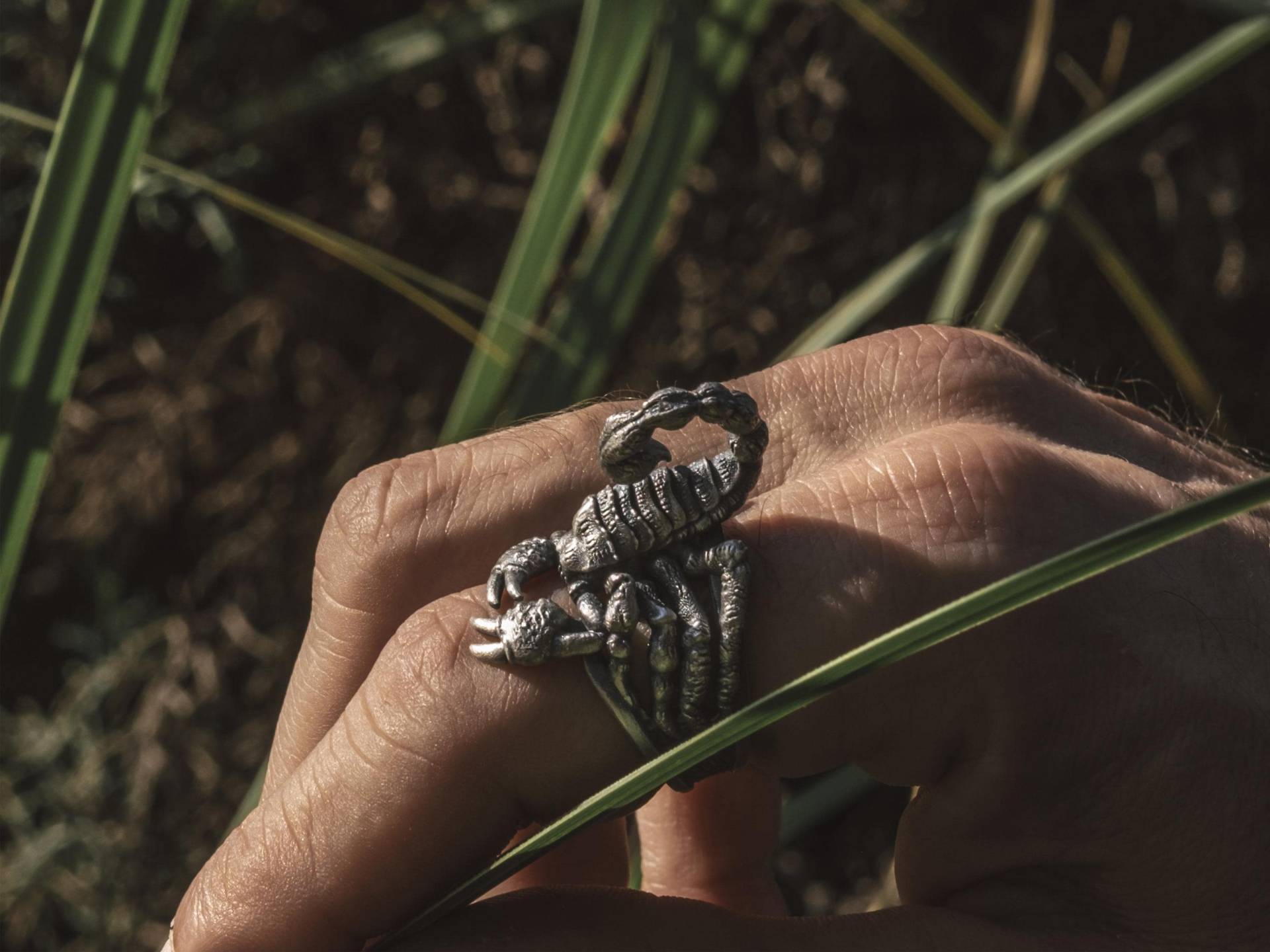 3D Skorpion 925 Silber Tier Ring, Sterling Sternzeichen Astrologie Schmuck, Bester Freund Erinnerungsgeschenk von BySilverStone