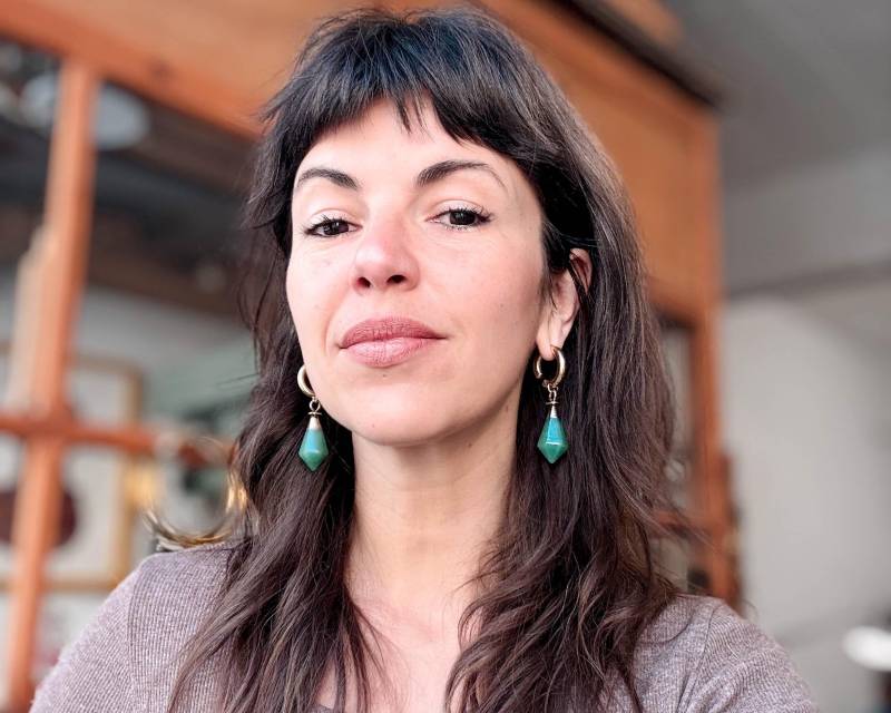 Grüne Jade Ohrgewichte - 2 Gauge Ohrringe Mit Stein Ornamentales Design Aus Dicken Creolen Für Gedehnte Ohren Statement Körperschmuck von BySinuhe