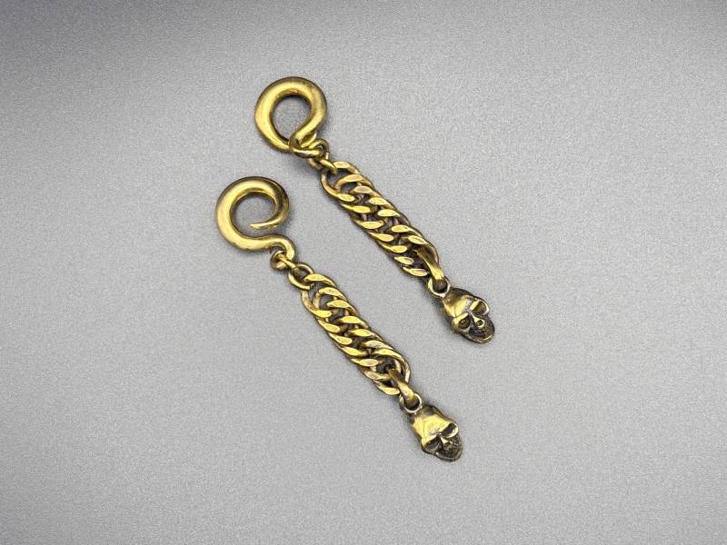 Lange Stäbchen Ohrgewichte Für Gedehnte Lobes Mit 6 Messeinheiten von BySinuhe