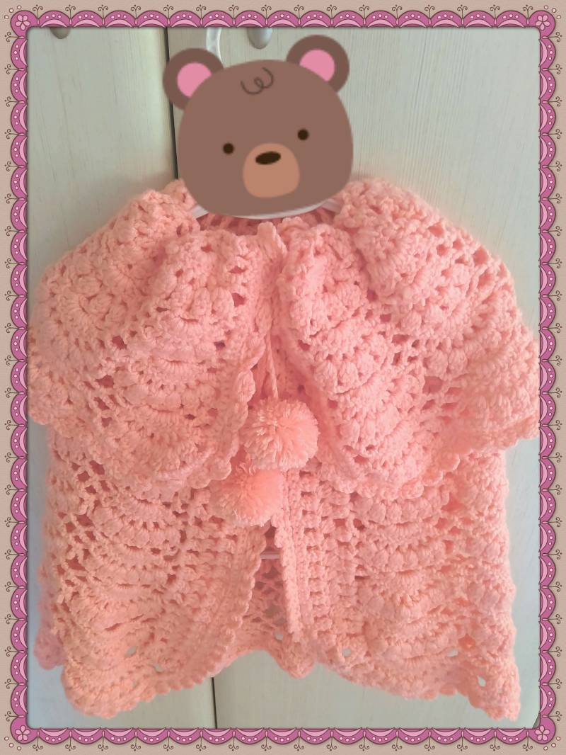 Crochet Shrug, Baby Schal, Kleinkind Schal Häkeln, Häkeln Kleidung, Baby-Mädchen-Kleidung, Mädchen-Outfits, Nach Hause Kommen-Outfit Crochet Shrug, Baby Schal, Kleinkind Schal Häkeln, Häkeln Kleidung, Baby-Mädchen-Kleidung, Mädchen-Outfits, Nach Hause Kommen-Outfit von ByYarn