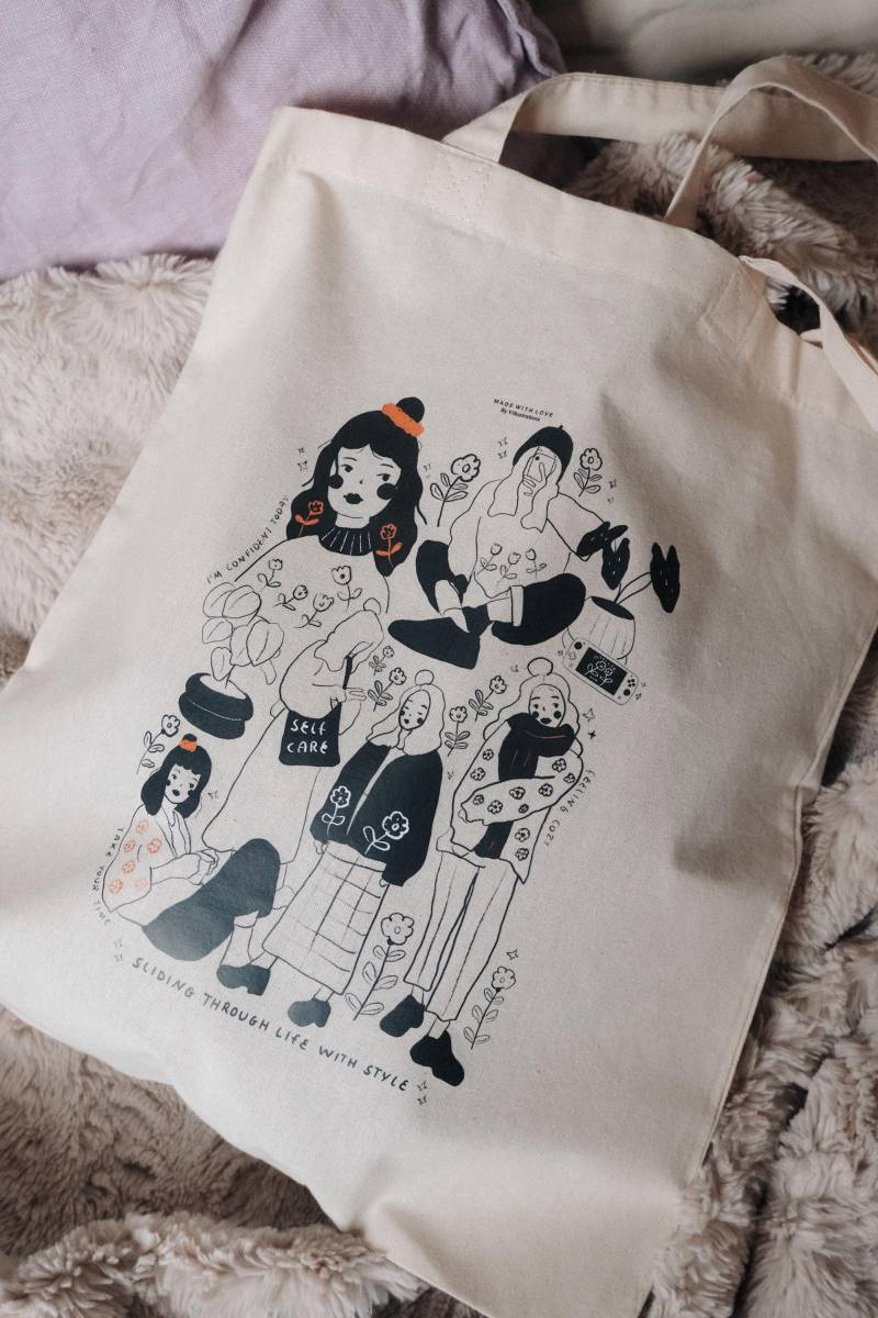 Y.illustrations Lineart Totebag/Nature Edition von ByYillustrations