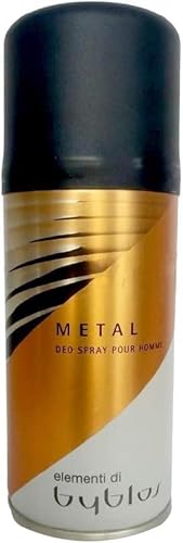 Byblos Metal Sensation For Men Deodorant 150 ml Spray "6-teiliges Set" von Byblos