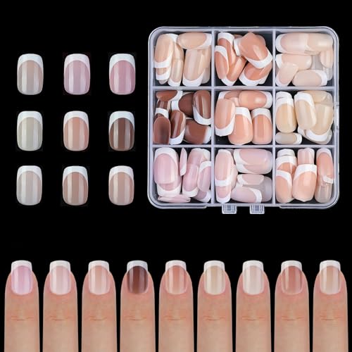French Tip Press on Nails French Nails Fake Nails Short Press on Nails Short Nails For Woman Nails Art Manicure French von Bydezcon