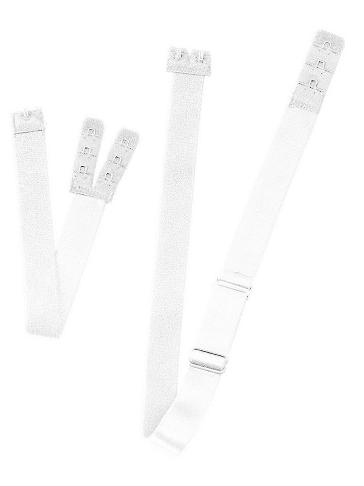 Bye Bra BH-Träger Low Back Straps 2-Hooks (3 Paar), Unsichtbar tiefer Auschnitt Push-Up von Bye Bra