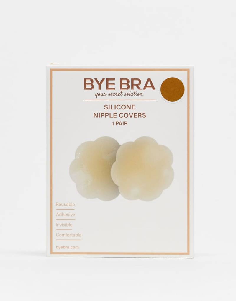 Bye Bra - Brustwarzen-Abdeckungen aus Silikon in Braun-Brown von Bye Bra