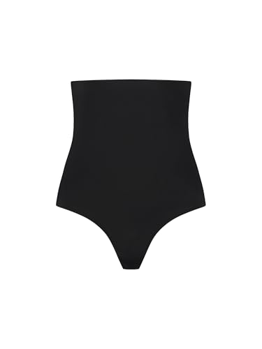 Bye Bra Damen Shapingslip Invisible High Waist Thong - Black - Größe M von Bye Bra