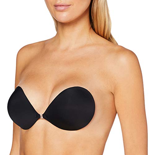 Bye Bra Damen Unsichtbar Klebe-BH Invisible Bra Cup, Schwarz, B von Bye Bra