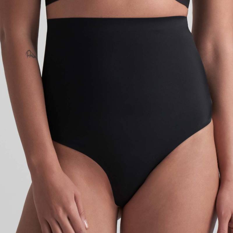 Bye Bra Invisible High Waist String, Schwarz, Größe: S, Damen von Bye Bra