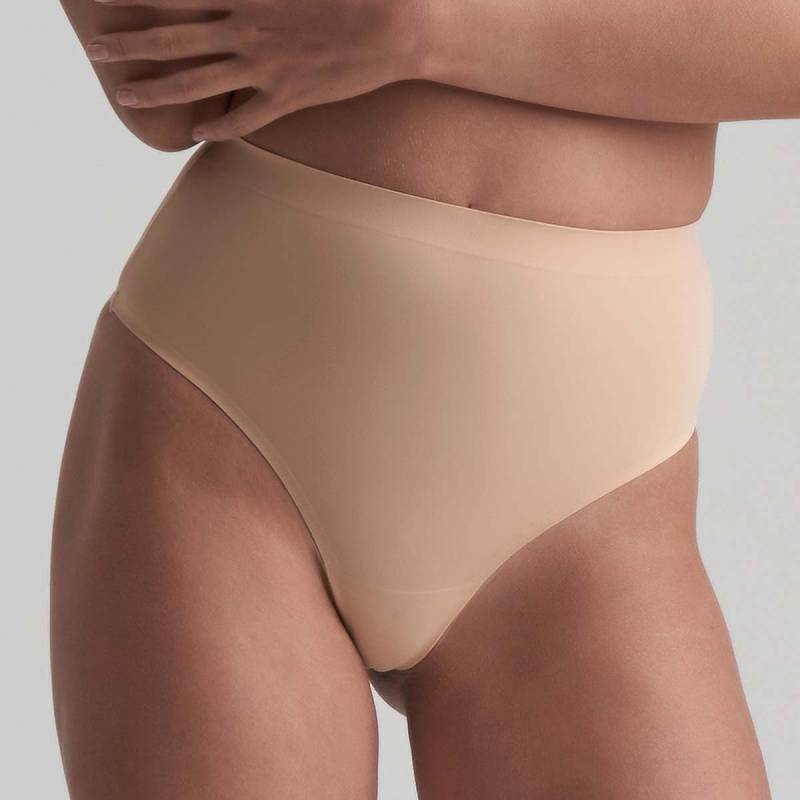 Bye Bra Invisible Mid Waist String, Beige, Größe: M, Damen von Bye Bra