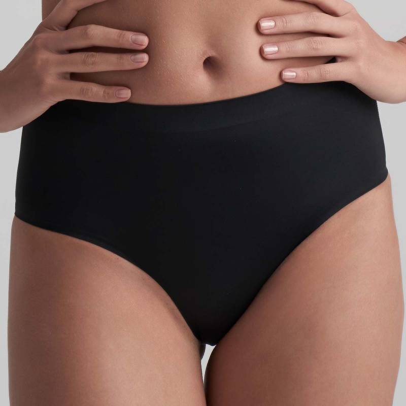 Bye Bra Invisible Mid Waist Tai Slip, Schwarz, Größe: S, Damen von Bye Bra