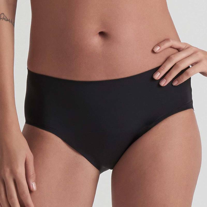 Bye Bra Laminated Medium Flow Periodenslip, Schwarz, Größe: M, Damen von Bye Bra