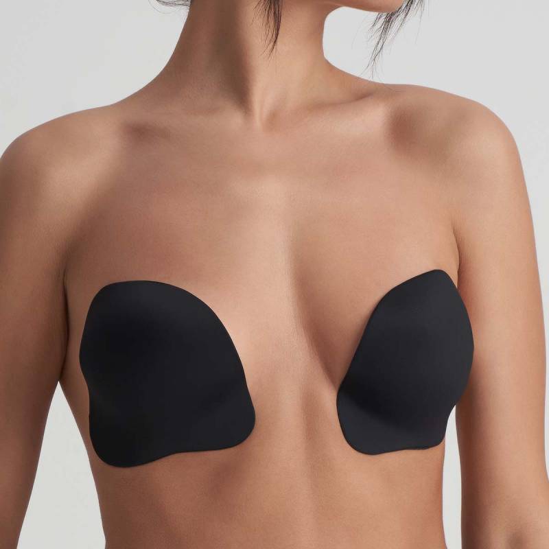 Bye Bra Push-up Cups Klebe BH, Schwarz, Größe: D, Damen von Bye Bra