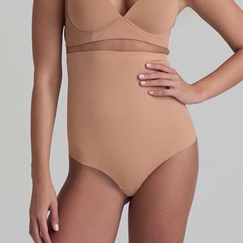 Bye Bra Sculpting High Waist String, Nude, Größe: XL, Damen von Bye Bra