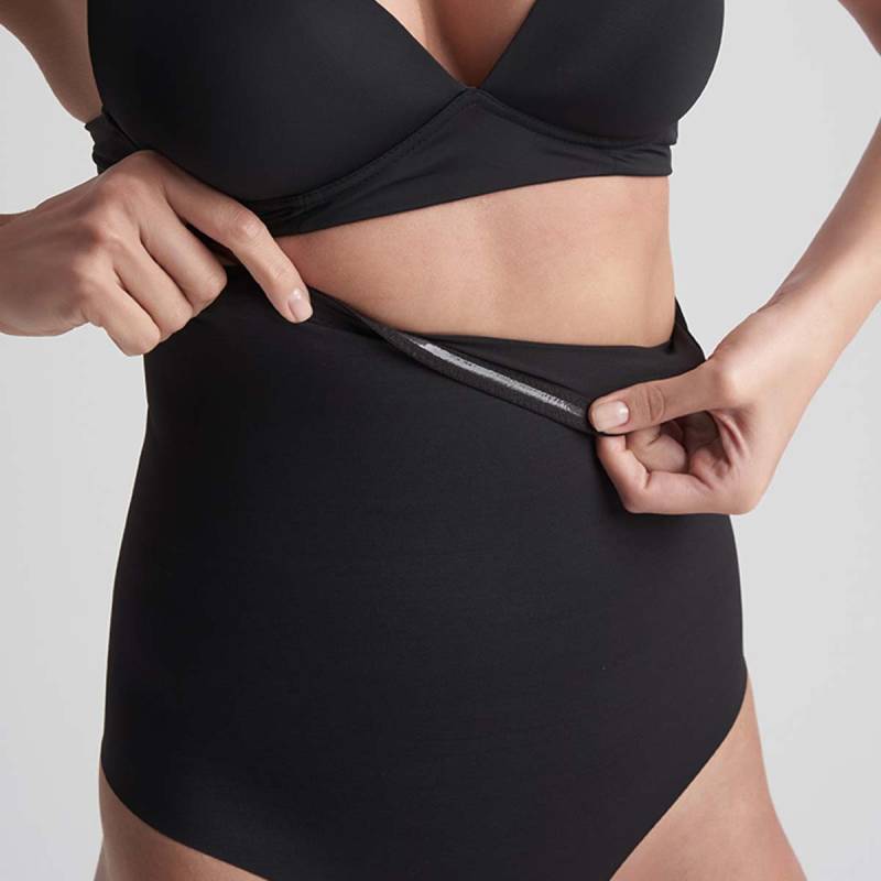 Bye Bra Sculpting High Waist String, Schwarz, Größe: XXXXL, Damen von Bye Bra