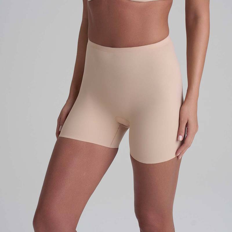 Bye Bra Sculpting Mid Waist Shorty Hipster Slip, Beige, Größe: XXL, Damen von Bye Bra