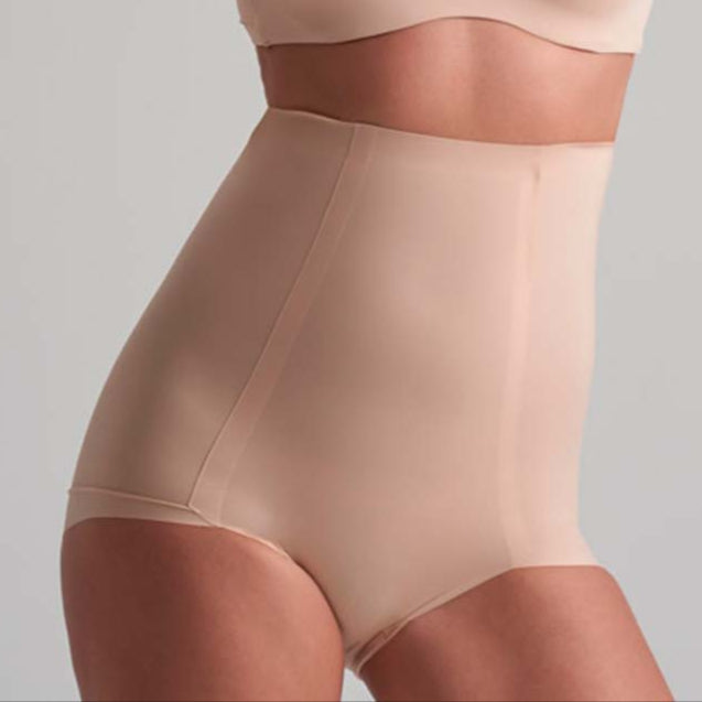 Bye Bra Smooth Essentials High Waist maxi Slip, Beige, Größe: XL, Damen von Bye Bra